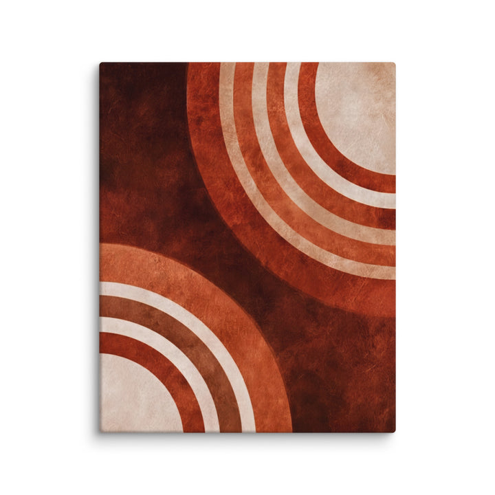 Concentric Earth Flow - 24x30 Gallery Wrapped