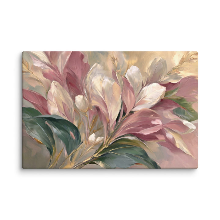 Golden Blush Petals - Wall Display