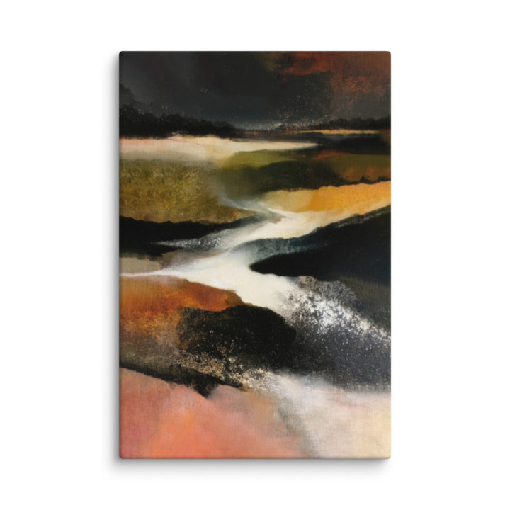 Impasto Olive Earth - 20x30 Gallery Wrapped