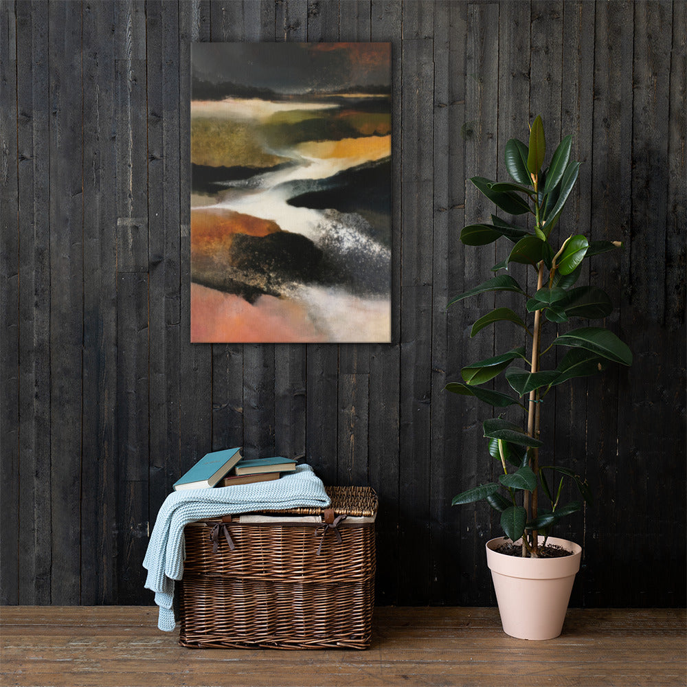 Impasto Olive Earth in Room Setting