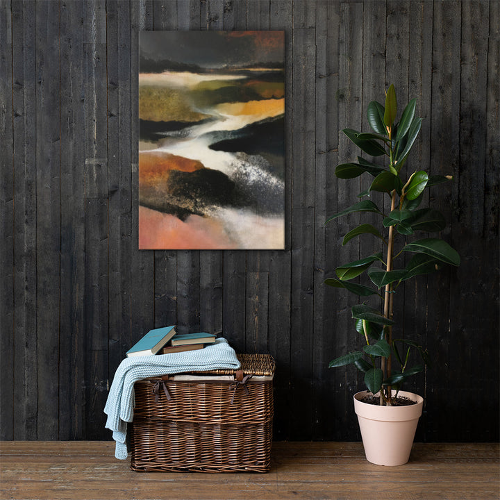 Impasto Olive Earth in Room Setting