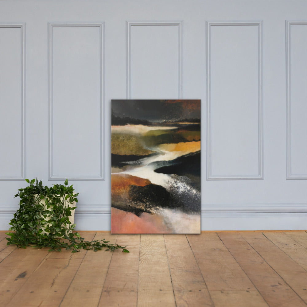 Impasto Olive Earth in Room Setting