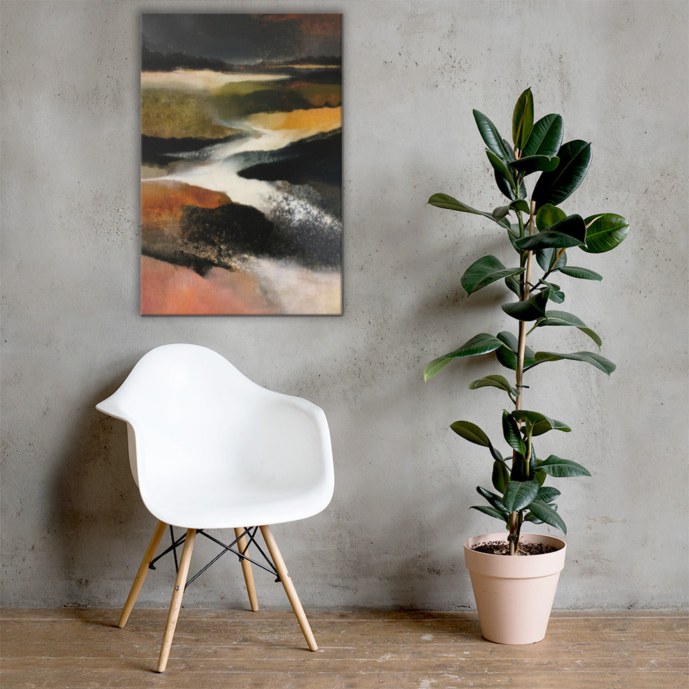 Impasto Olive Earth in Room Setting