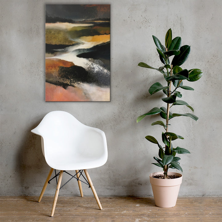 Impasto Olive Earth in Room Setting