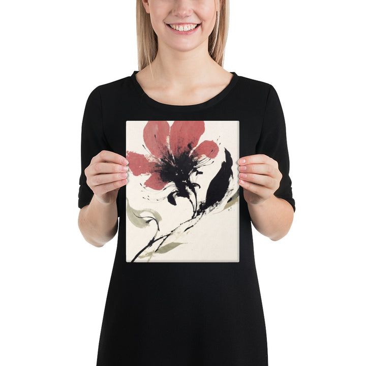 Dusty Mauve Bloom - 8x10 Gallery Wrapped