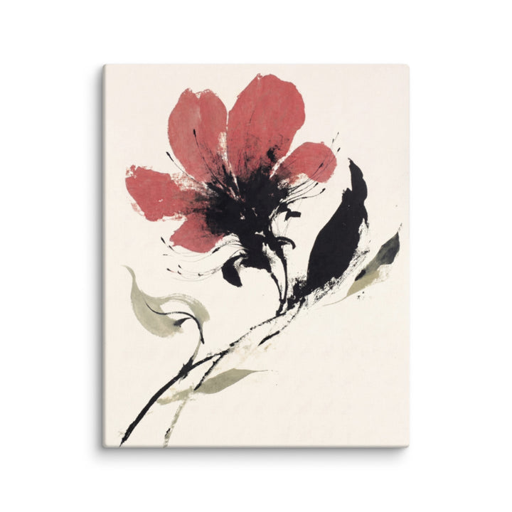 Dusty Mauve Bloom - 24x30 Gallery Wrapped