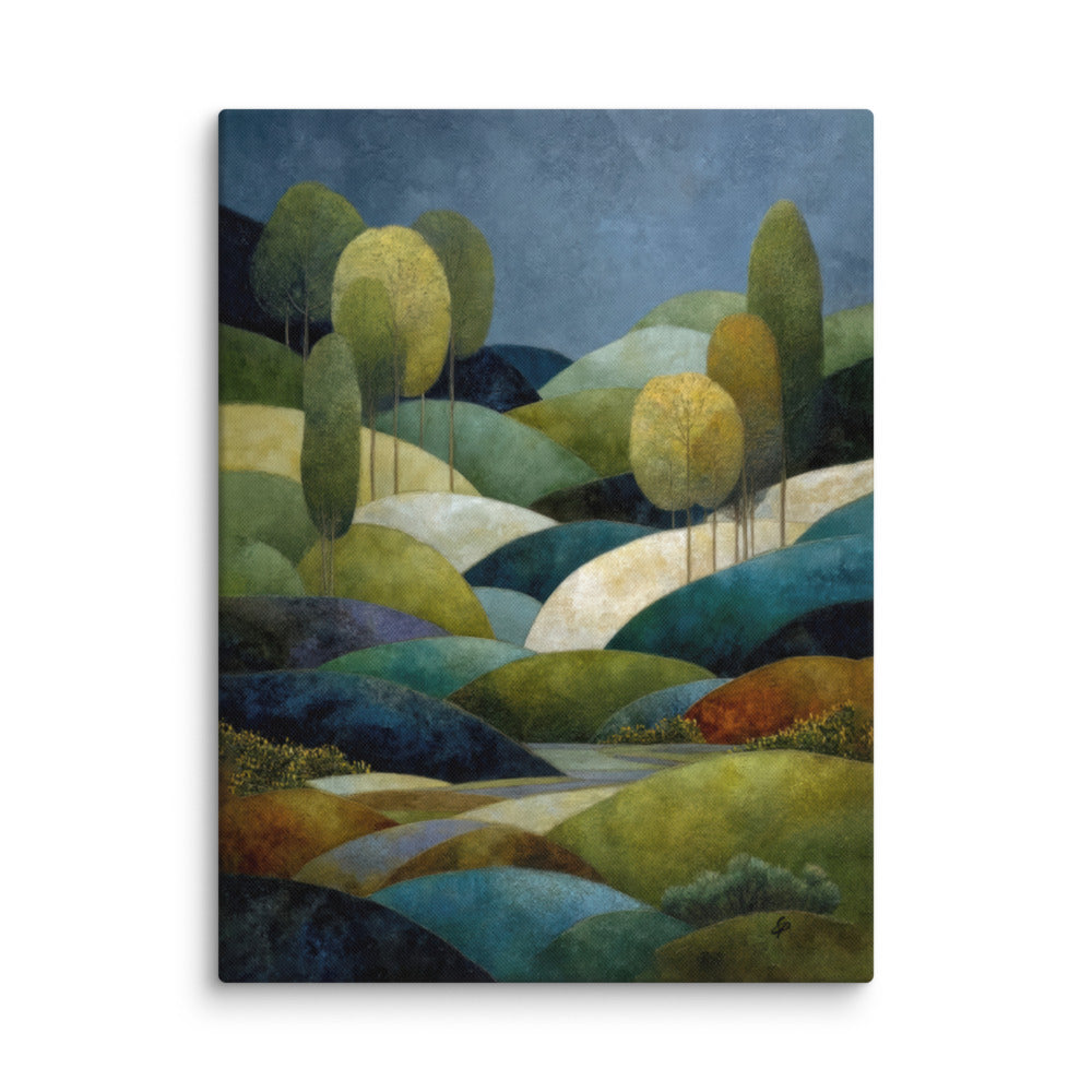 Olive Hillside Whisper - Wall Display