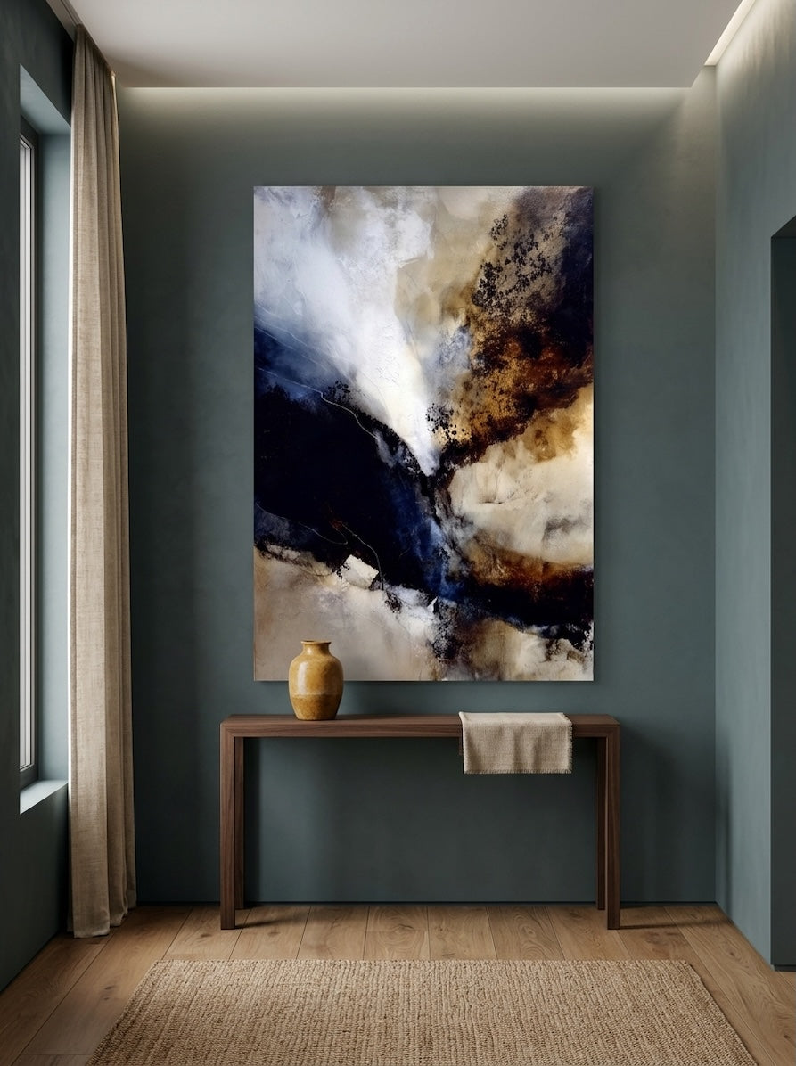 Bronze and Midnight - Premium Canvas Print Detail