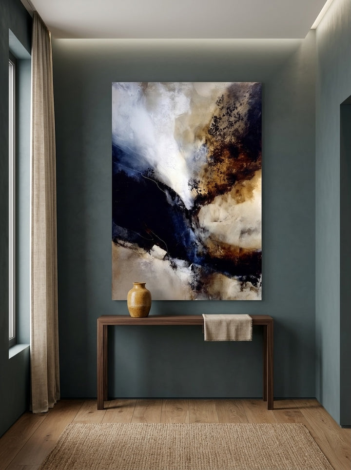 Bronze and Midnight - Premium Canvas Print Detail