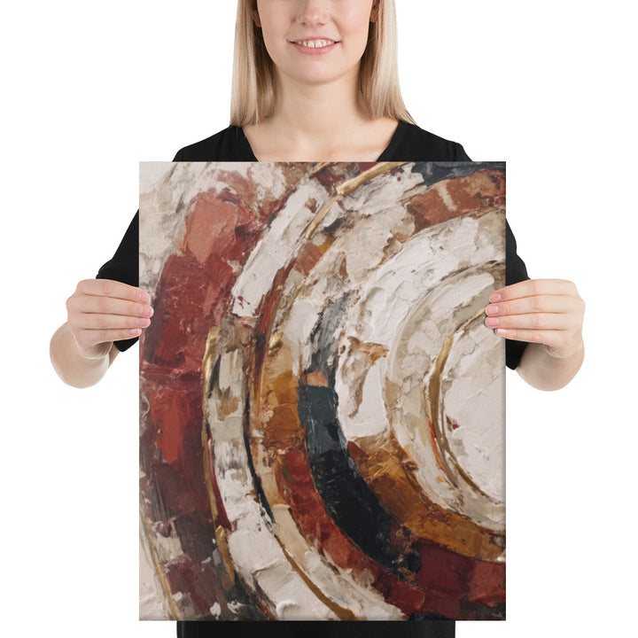 Terracotta Arcs - 16x20 Gallery Wrapped