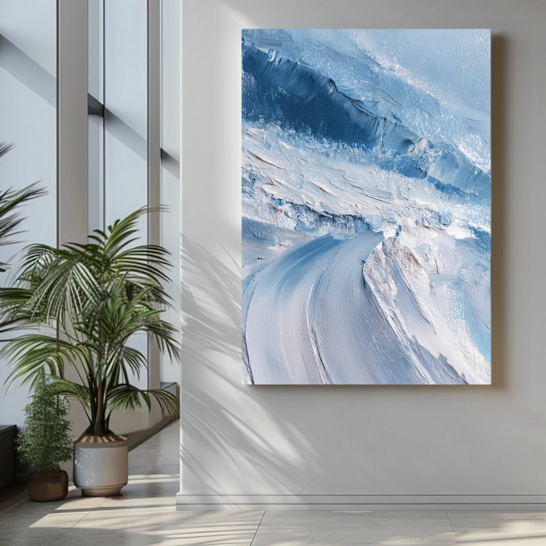The Arctic Ridge - Premium Canvas Print Detail