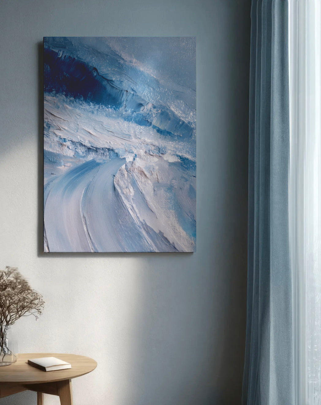The Arctic Ridge - Premium Canvas Print Detail
