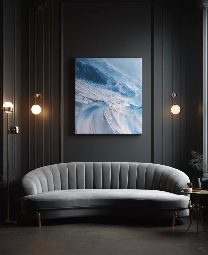 The Arctic Ridge - Premium Canvas Print Detail