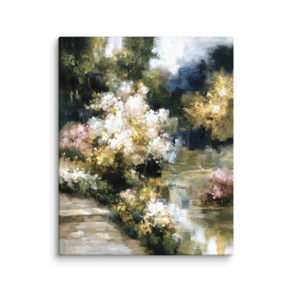 Golden Blossom Reverie - Wall Display