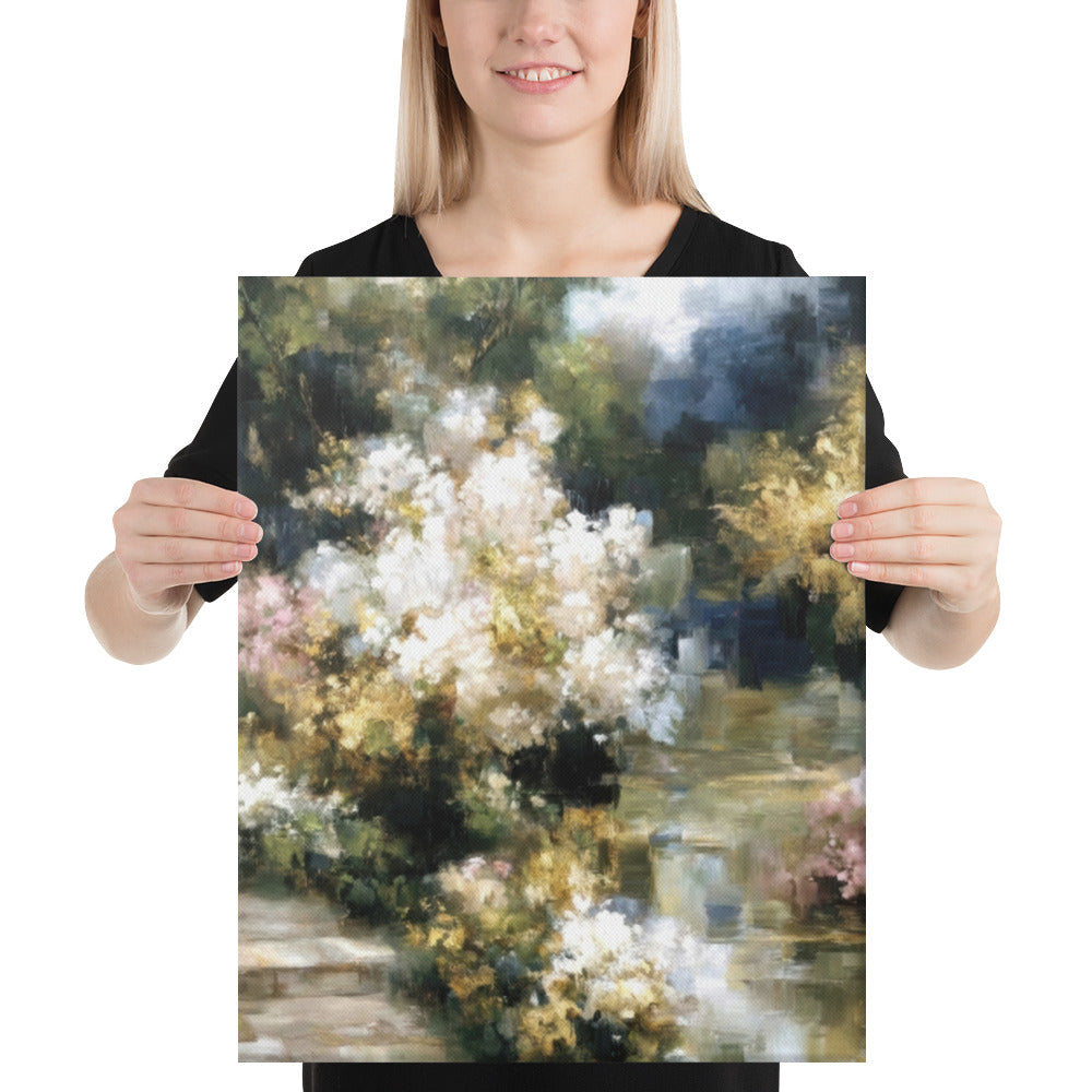 Golden Blossom Reverie - 16x20 Gallery Wrapped