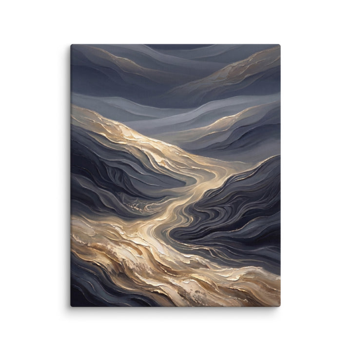 Golden Cascade - 24x30 Gallery Wrapped