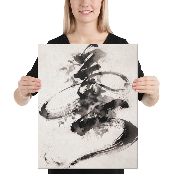 Ink Brush Flow - 16x20 Gallery Wrapped