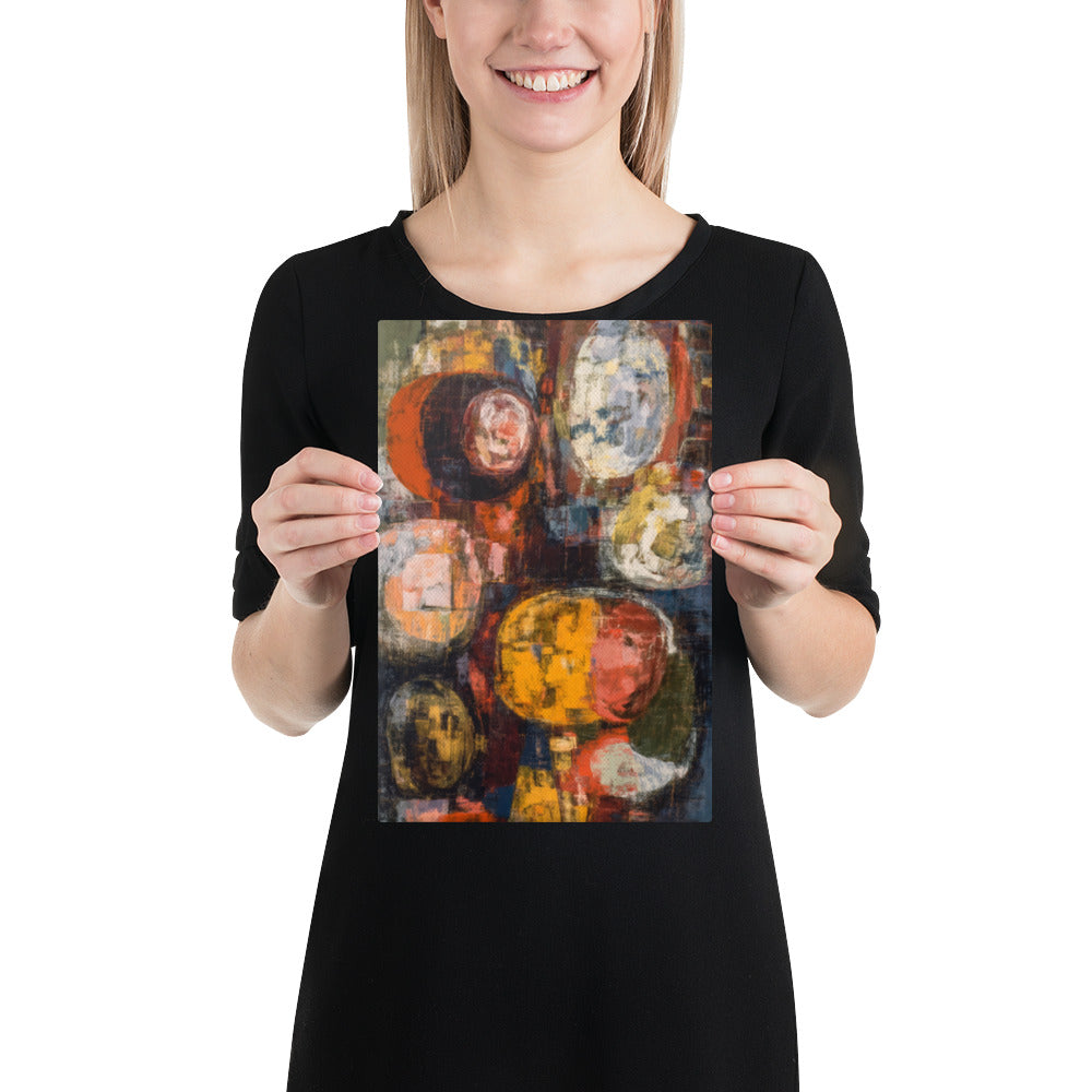 Mustard Rust Harmony - 8x12 Gallery Wrapped