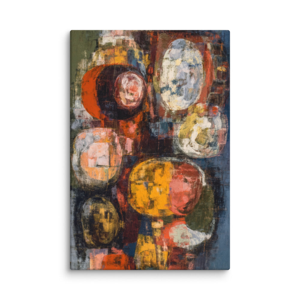 Mustard Rust Harmony - 12x18 Gallery Wrapped