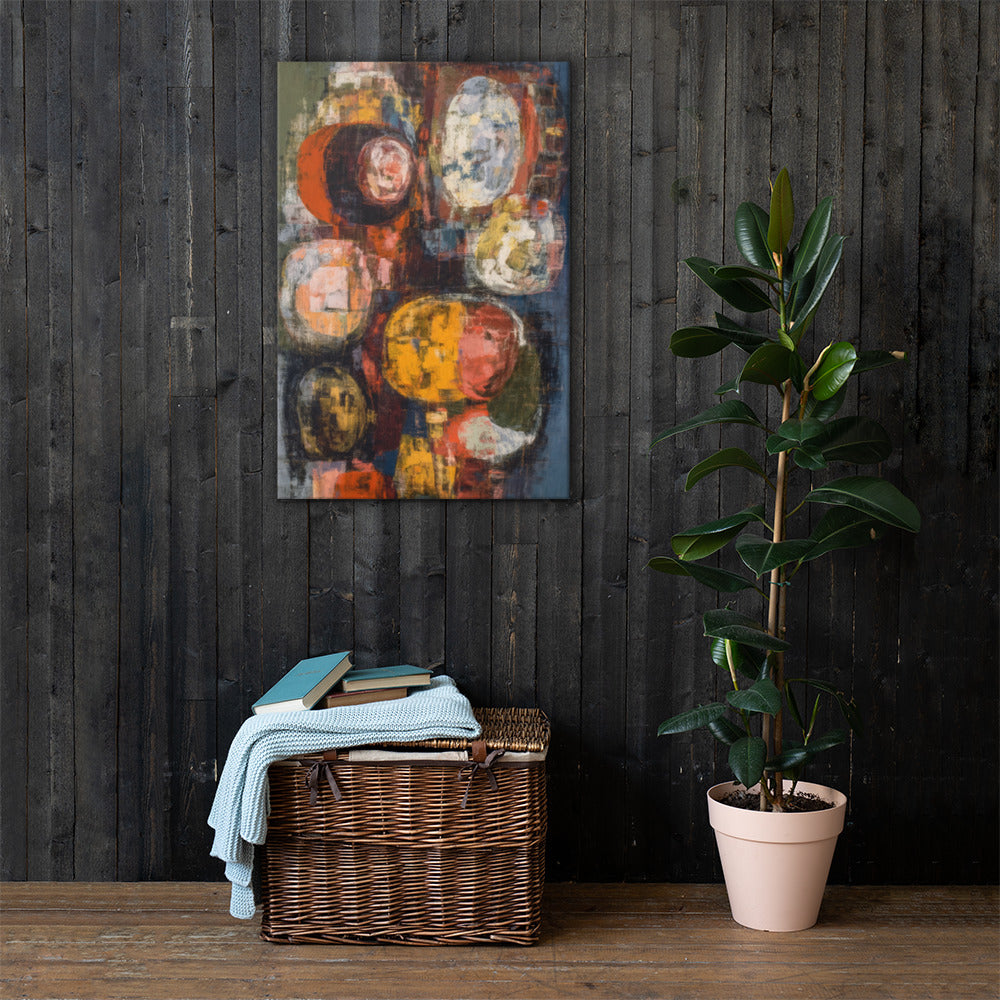 Mustard Rust Harmony in Room Setting