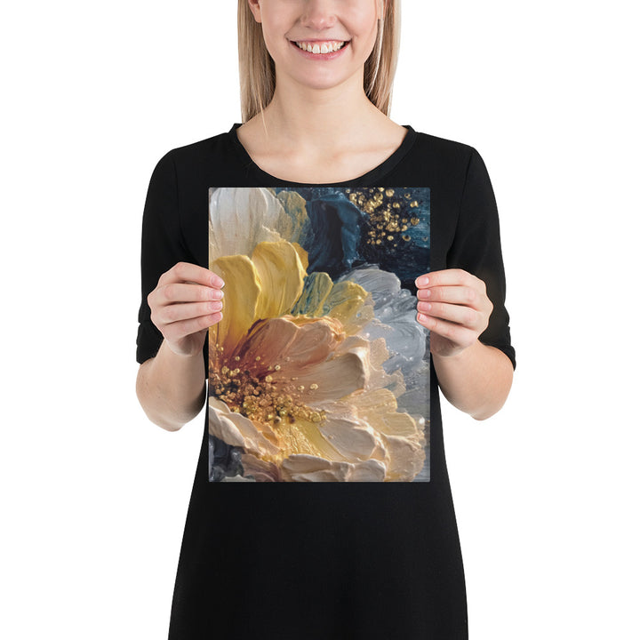 Midnight Bloom - 9x12 Gallery Wrapped